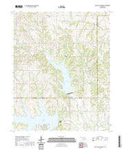 US Topo 7.5-minute map for Lake Carl Blackwell OK