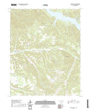 US Topo 7.5-minute map for Lake Eucha West OK