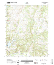 US Topo 7.5-minute map for Lake Holdenville OK