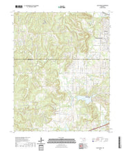 US Topo 7.5-minute map for Lake Sahoma OK