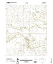 US Topo 7.5-minute map for Lamont NW OK