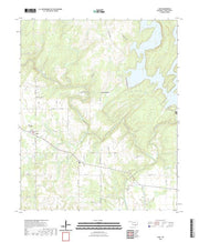 US Topo 7.5-minute map for Lane OK