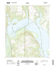 US Topo 7.5-minute map for Lebanon OKTX