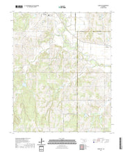 US Topo 7.5-minute map for Lindsay SW OK