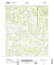 US Topo 7.5-minute map for Lula OK