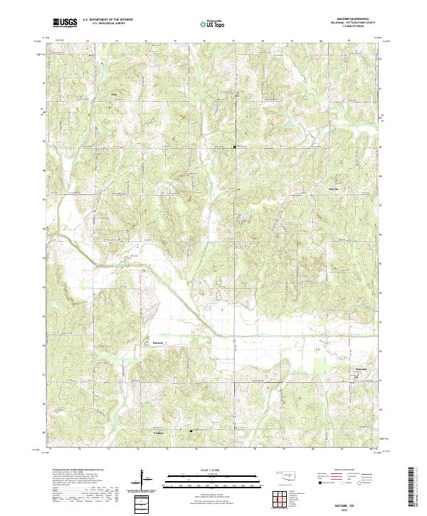 US Topo 7.5-minute map for Macomb OK