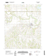 US Topo 7.5-minute map for Maysville OK