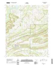 US Topo 7.5-minute map for McCurtain OK