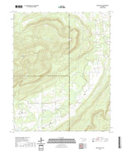 US Topo 7.5-minute map for McCurtain SW OK