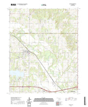 US Topo 7.5-minute map for McLoud OK