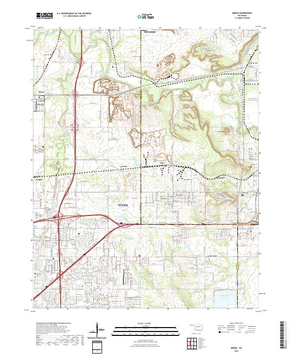 US Topo 7.5-minute map for Mingo OK