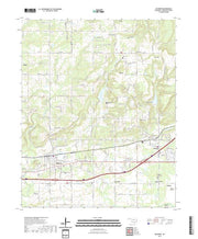 US Topo 7.5-minute map for Muldrow OK