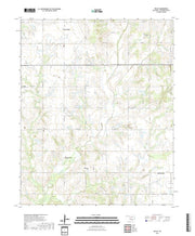 US Topo 7.5-minute map for Nellie OK