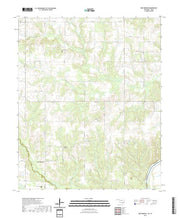 US Topo 7.5-minute map for New Oberlin OKTX