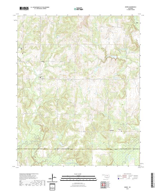 US Topo 7.5-minute map for Newby OK