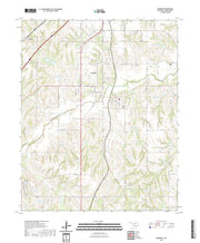 US Topo 7.5-minute map for Ninnekah OK