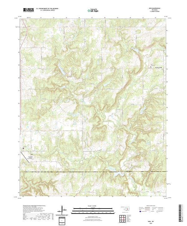 US Topo 7.5-minute map for Non OK