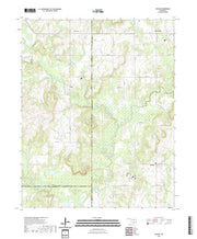 US Topo 7.5-minute map for Nuyaka OK