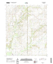 US Topo 7.5-minute map for Oglesby OK