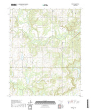 US Topo 7.5-minute map for Okemah SE OK