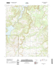 US Topo 7.5-minute map for Okmulgee Lake OK