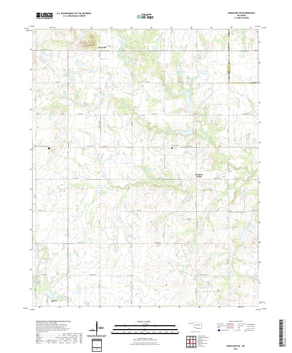 US Topo 7.5-minute map for Okmulgee NE OK