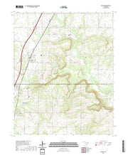 US Topo 7.5-minute map for Oktaha OK