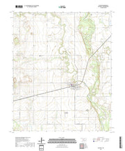 US Topo 7.5-minute map for Olustee OK