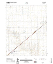 US Topo 7.5-minute map for Optima OK