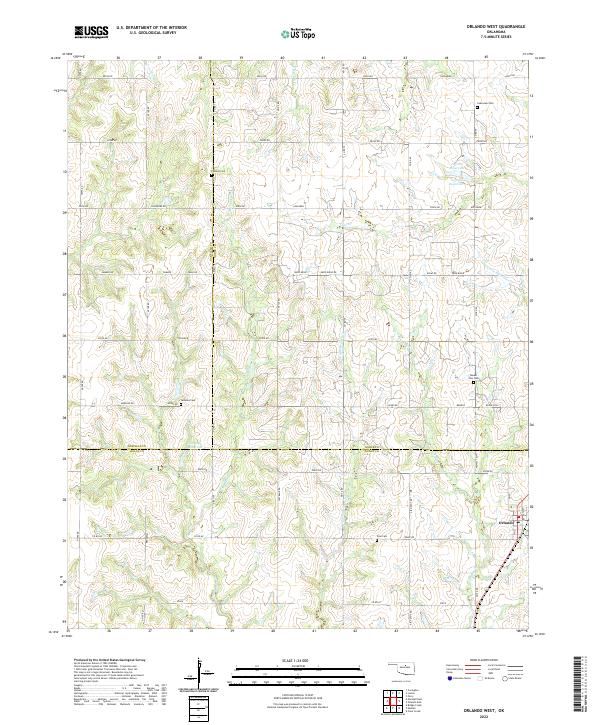 US Topo 7.5-minute map for Orlando West OK