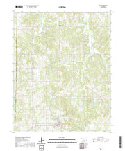 US Topo 7.5-minute map for Paden OK