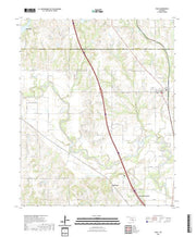 US Topo 7.5-minute map for Paoli OK