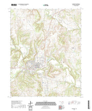 US Topo 7.5-minute map for Pawhuska OK