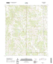 US Topo 7.5-minute map for Pernell OK