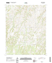 US Topo 7.5-minute map for Phroso OK