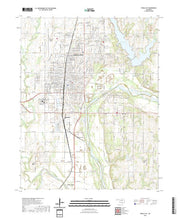 US Topo 7.5-minute map for Ponca City OK