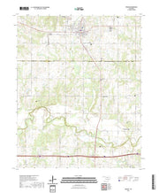 US Topo 7.5-minute map for Prague OK