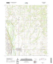 US Topo 7.5-minute map for Purcell OK