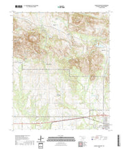 US Topo 7.5-minute map for Quanah Mountain OK