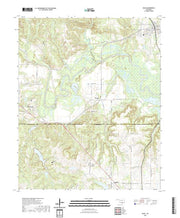 US Topo 7.5-minute map for Ravia OK