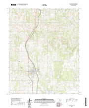 US Topo 7.5-minute map for Rush Springs OK