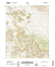 US Topo 7.5-minute map for Saddle Mountain OK