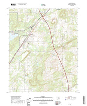 US Topo 7.5-minute map for Savanna OK