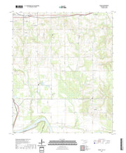 US Topo 7.5-minute map for Shoals OKTX