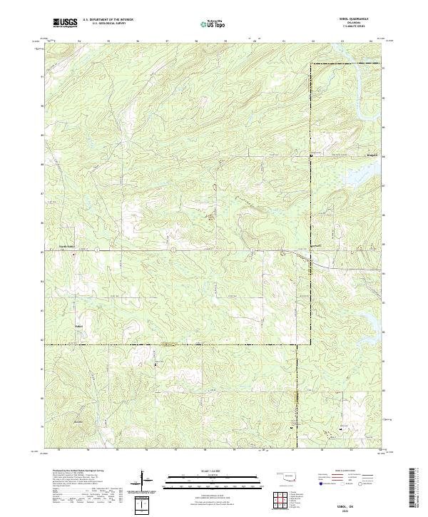 US Topo 7.5-minute map for Sobol OK