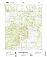 US Topo 7.5-minute map for Spanish Peak OK