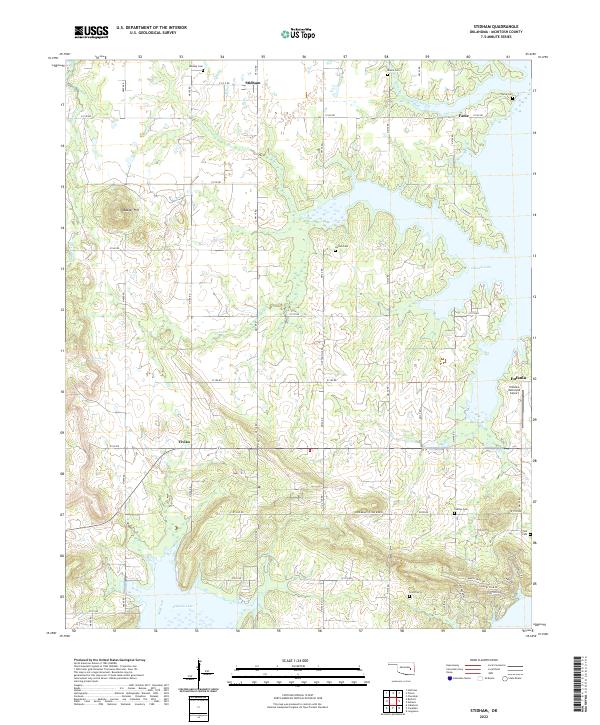 US Topo 7.5-minute map for Stidham OK