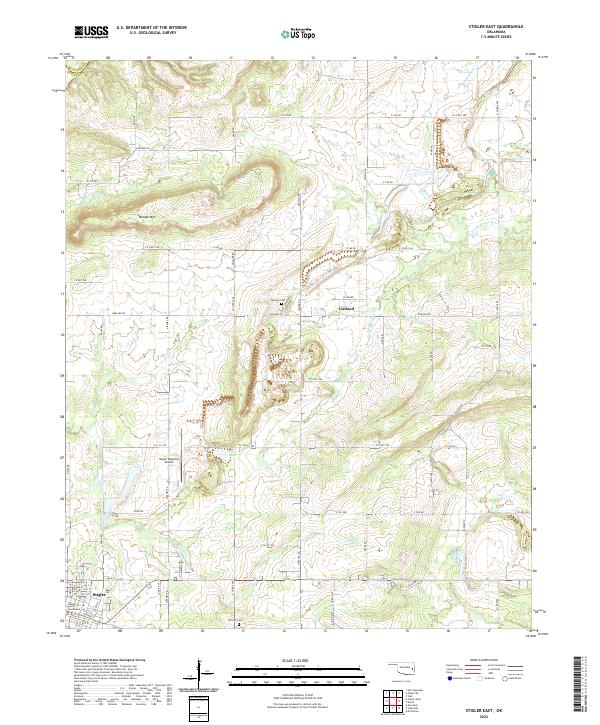 US Topo 7.5-minute map for Stigler East OK