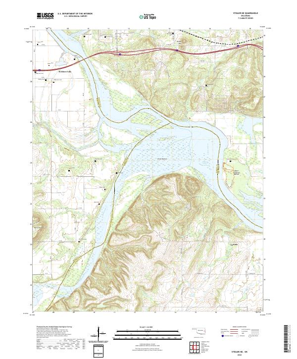 US Topo 7.5-minute map for Stigler NE OK