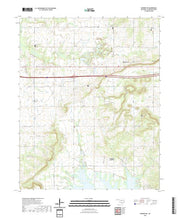 US Topo 7.5-minute map for Warner NW OK